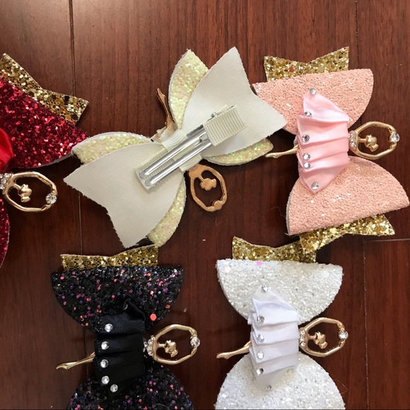 Ballerina Hair Clips set of 5 Super cute - Picture 8 of 8
